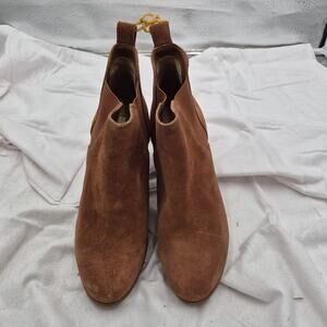 NEW MICHAEL Michael Kors Lottie Suede Ankle Boots brown size 9.5